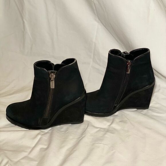 Black womens wedge heels Vince Camuto - Picture 3 of 9